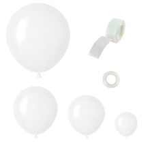 White Balloon Arch Kit White Latex Balloon Balloon Wreath Supplies