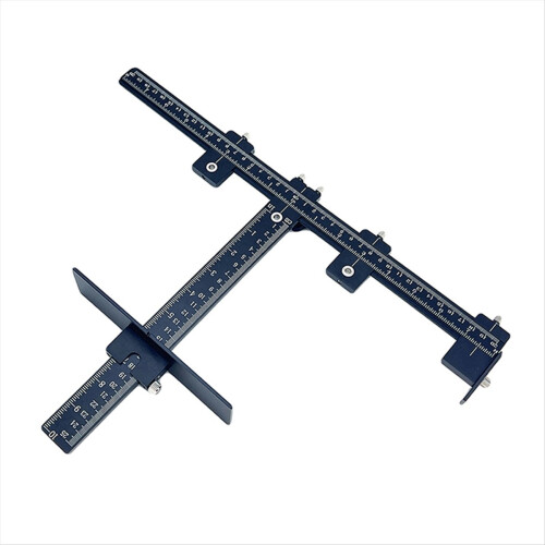 Handle Punch Locator Adjustable Cabinet Hardware Jig Door Positioning