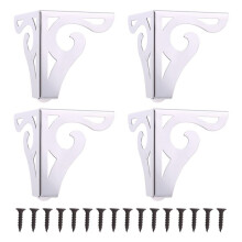 Hollow Out Modern Furniture Sofa Legs Metal for Sofa Table Cabinet Cupboard Set of 4 (10CM)