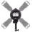 Type Bracket Bowens Mount for Flash Light Speedlite Snoot Softbox V850II 860II AD200Pro Holder 5