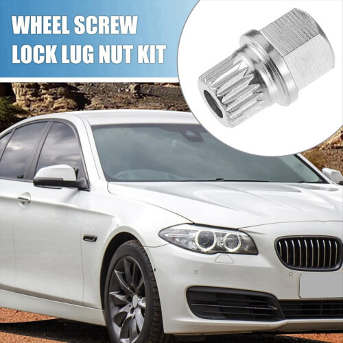 35/19PT Wheel Screw Lock Lug Nut Kit with Socket Protector Anti Theft 2