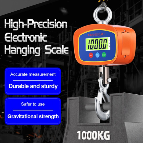 1000KG Electronic Hanging Scale Digital Dual LCD Display 1000kg Crane 2
