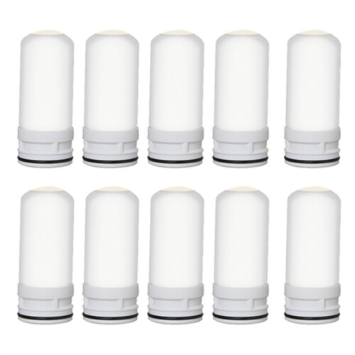 10 PCS Faucet Water Filter Ceramic Replacement Cartridge Remove Practical Durable