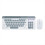 Wireless Keyboard Mouse Combo Portable Bluetooth Colorful Rechargeable 2
