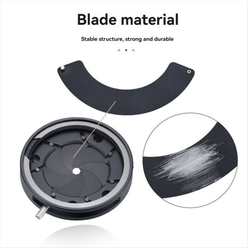 1.5-18.7MM Manual Aperture Adjustable Mechanical Iris Diaphragm for Di 2