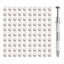 100Pcs Nail Art Sponge Soft Sponges Gradient Nail Art Stamper Tools Color Fade Manicure DIY Nail Sponge Gripper Tools