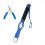 Portable Device Fish Control Catching Pliers Hook Set Blue + Multifunc 4