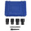 Lug Nut Remover Tool, 6 Piece Extractor Set 1/2 Inch Drive, Locking To 3