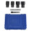 Lug Nut Remover Tool, 6 Piece Extractor Set 1/2 Inch Drive, Locking To 4