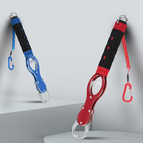 Portable Fish Control Device Catching Pliers Hook Set Red + Pincette 1
