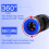 Quick Coupler Kit, Push- Direct Coupling, Pneumatic Air  Connector Direct Connection(4mm/6mm/8mm/10mm/12mm)40 PCS 5