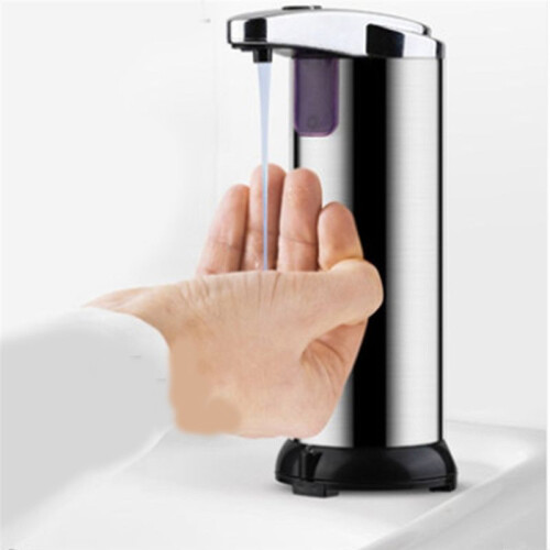 Automatic Soap Dispenser Touchless with Waterproof Base, 250Ml Liquid Soap Dispenser for Kitchen Bathroom Hotel 2
