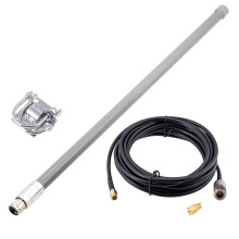 12dBi 868MHz 915MHz Optimised Tuned Helium Omni Miner Fiberglass Aerial Antenna N-Male 550mm Fiberglass Antenna Kit