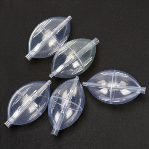 5PCS Fishing Clear Float Buoy Slip Strike Indicator Oval Float Spin Surface Bubble Float Fishing Outdoor Accessories 2