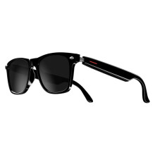 E13 Glasses Wireless 5.0 Glasses with Headphones Hands-Free Calling Music Photograph,Black C