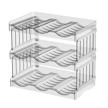 Water Bottle Organizer for 40oz Tumbler with Handle, Stackable Cup Organizer for Cabinet for Cup Accessories 3 Floors