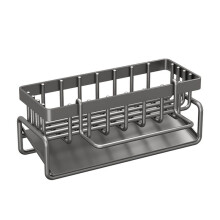 Kitchen Sink Shelf,Sponge Holder for Kitchen Sink Organizer, Sponge Organizer,Dish Sponger Holder for Bathroom Grey