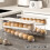 Rolling Egg Dispenser Egg Storage Box Double Layer Egg Roller Organizer Bin with Lid Storage Organizer for Restaurant 4