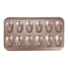 12Cup Shell Shaped Nonstick Madeleine Pan Carbon Steel Mold Baking Mould Tools