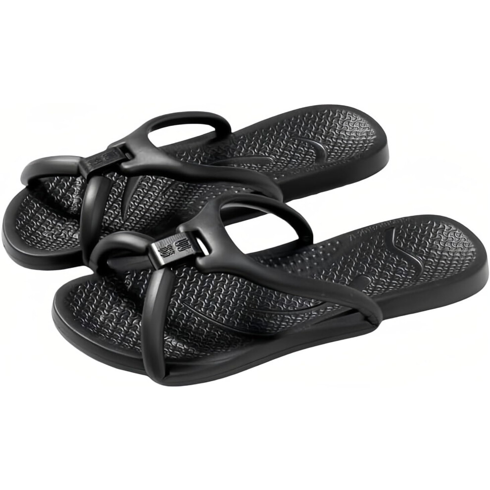 Odpinane, SkłAdane, Unisexowe JapońSkie Klapki PodróżNe – AntypośLizgowe, SzybkoschnąCe, Idealne Do Hotelu, SiłOwni, PlażY I Spa-image