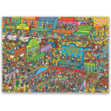 Quebra-cabeça de 500 peças "Onde está Wally?" - Presente divertido e impossível para relaxar, ideal para adultos e toda a família.
