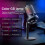 USB Gaming Condenser Microphone Computer Recording Microphone RGB Lighting Capacitor Microphone White 2
