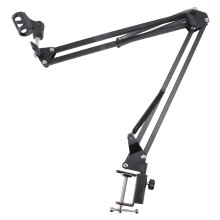 Pro Desktop Microphone Holder Suspension Scissor Arm Microphone Stand Table Mounting Clamp for Samson   Snowball