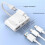 Type C Adapter 3-In-1 OTG Converter Dual- Multifunction Card Reader for Mobile Phone,Computer,Earphone 3