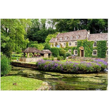 Rompecabezas de 1000 piezas de un jardín en los Cotswolds ingleses: rompecabezas divertidos para decoración del hogar para niños y jóvenes.