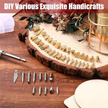 43 Pieces Wood Burning Tip Set Wood Burning Tip Wood Burning Tips Template for DIY Embossing and Carving Crafts