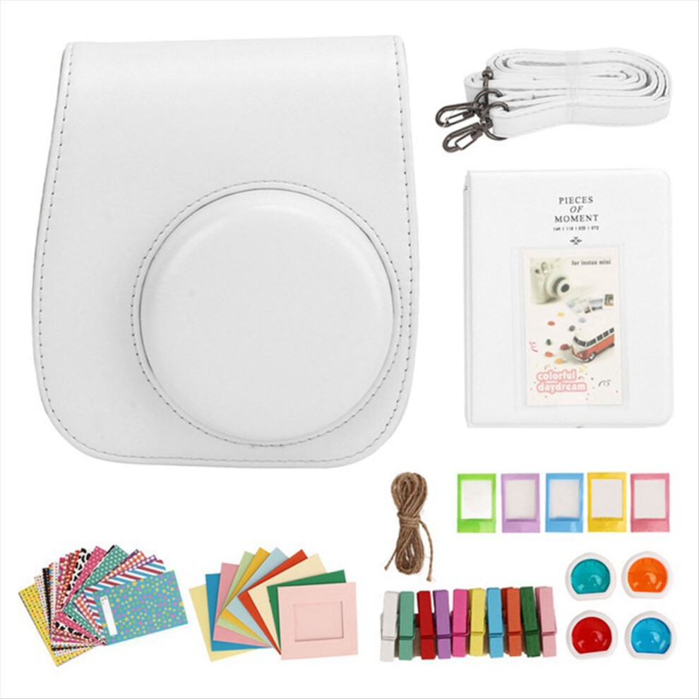 Instant Camera Protective Bag Pu Case For Mini 12 With Album Filters C 4852494337331