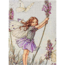 Rompecabezas vintage de 500 piezas de El Hada de la Lavanda para adultos: regalo divertido para fiestas de cumpleaños, decoración del hogar