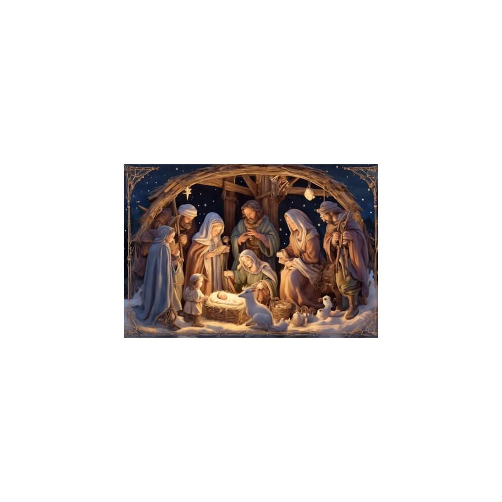 Kalendarz Adwentowy, Szopka, 500 ElementóW – UkłAdanka Rodzinna NajwyżSzej JakośCi-image