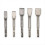 5PCS Hammer Pick Scraping Chisel Set Wall Slotting Masonry Concrete Dr 1