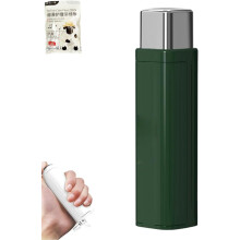 Refillable Portable Floss Dispenser - Upgrade Automatic Dental Floss Pick Case with 100 Picks