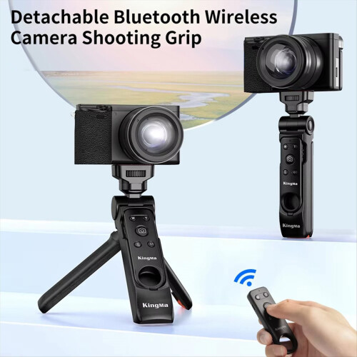 Wireless Grip Tripod with Camera Remote Control for Still, Video, Vlo 2