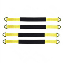 4er-Packung 24x2-Zoll-Achsbänder mit Schutzhülle und D-Ring für Se