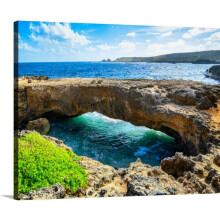 500 bitar A View The Aruba Natural Bridge The Karibien träpussel - Barn Heminredning Utmaning