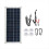 10W Solar Panel 18V Cell Controller Plate Kit for Phone RV Car Caravan 5