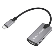 4K1080P 60Hz Video Capture Card -Compatible to Type C Video Capture Card is Suitable for Game Camera Recording Live