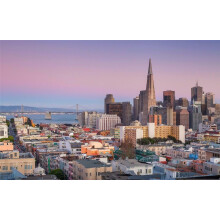 Rompecabezas de 1000 piezas del horizonte de San Francisco, California - Impresión fotográfica brillante con imágenes aéreas desafiantes