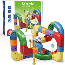 Magical Track Car Toys Flexible Car Track DIY Race Car Building Kit Kids