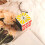 SQ2 Speed Cube Square Two Magic Cube Sticker Solfjäderformad Pusselkub Leksaker Vit 5