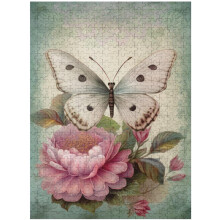 Rompecabezas de 1000 piezas "Mariposa Divertida" para niños y adultos, juego educativo familiar y decoración del hogar.