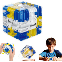 Laberinto de bolas rodantes en 3D, cubo grande, juguete para desarrollar el pensamiento lógico.