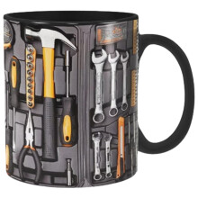 Funny Coffee Mug Ceramic Coffee Cup for Mechanics Mechanic Toolbox Coffee Cup for Beer, Whiskey, Wine, Water,Juice