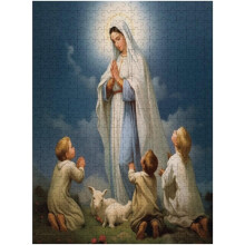 1000 Piece Virgin Mary Children Prayers and Goat Our Lady of Fatima Jigsaw - Challenging Family Activity Gift