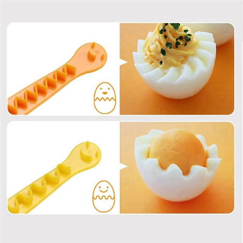 Fancy Cut Egg Cooker Home Boiled Egg for Egg Lace Cutter Mold Tool