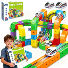 Track Fusion Train 3D Infinity Track Elektrische zwaartekracht tartende doe-het-zelf raceauto