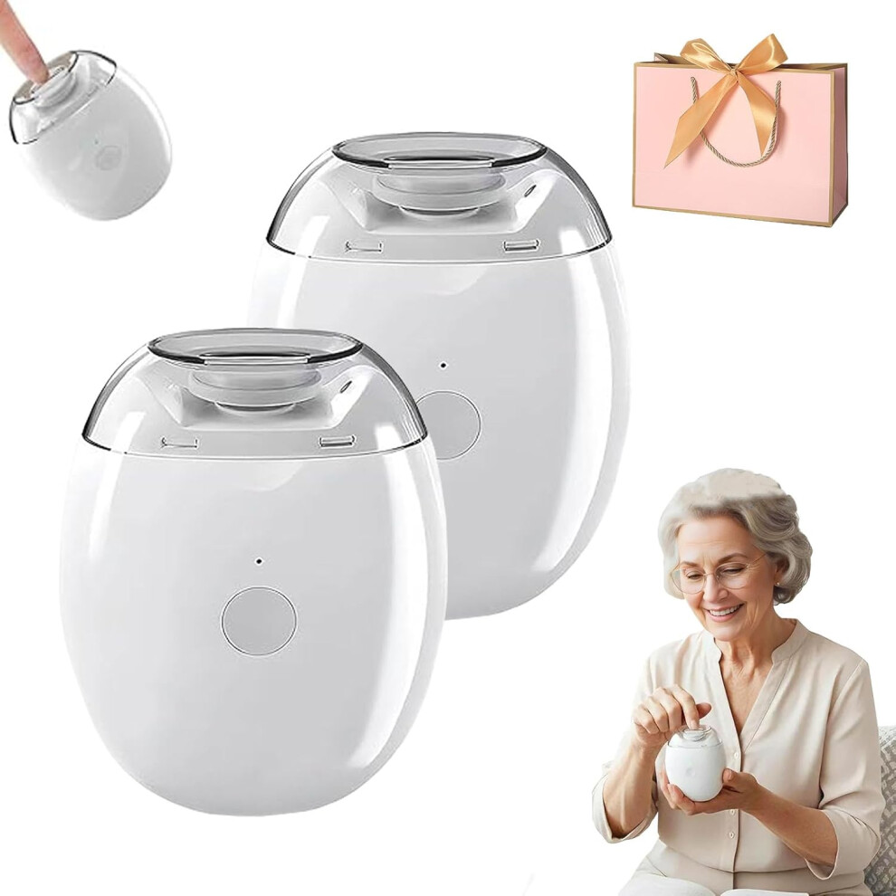 Oimg Light Universal Automatic Fingernail Grinder For Adults, Portable Electric Nail Clipper With Led 3 Speeds Silent